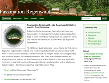 Tablet Screenshot of faszination-regenwald.de